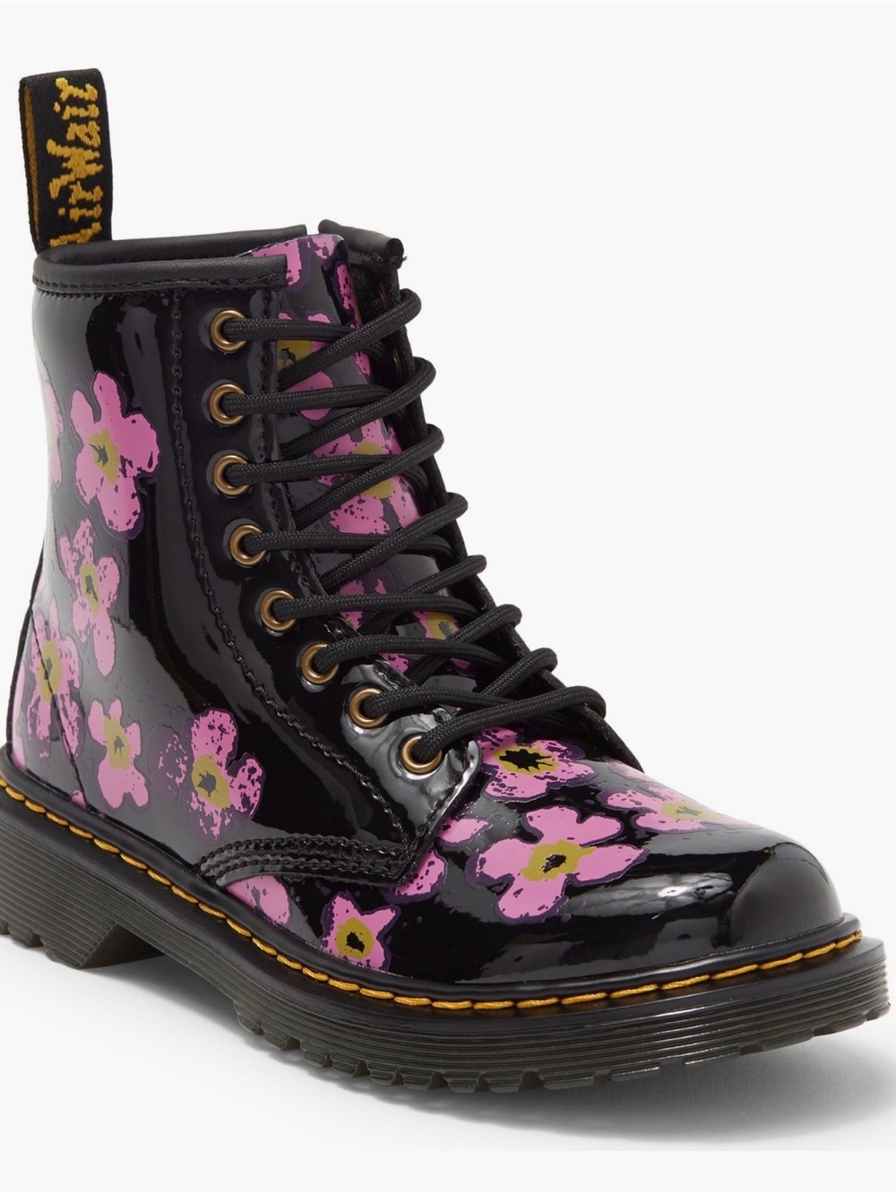 EUC Dr Martens Kids 1460 Floral Boot. Toddler 8